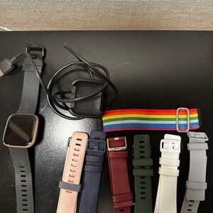 Fitbit versa 2 with Colorful Bands